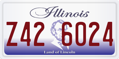 IL license plate Z426024