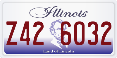 IL license plate Z426032