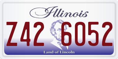 IL license plate Z426052