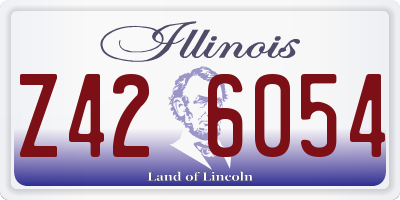 IL license plate Z426054