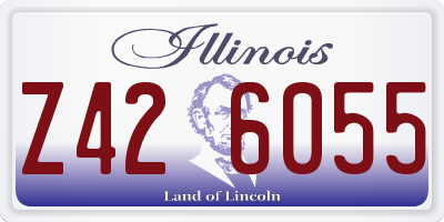 IL license plate Z426055