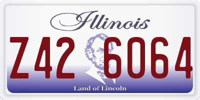 IL license plate Z426064