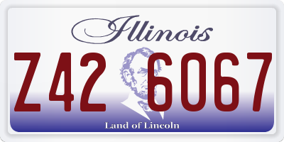 IL license plate Z426067