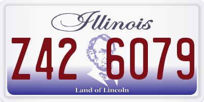 IL license plate Z426079
