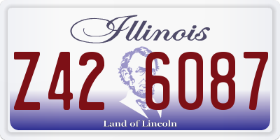 IL license plate Z426087
