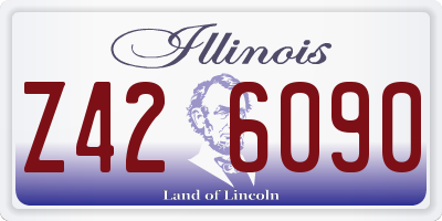 IL license plate Z426090