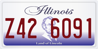 IL license plate Z426091