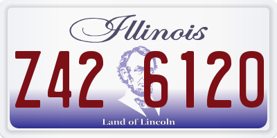 IL license plate Z426120