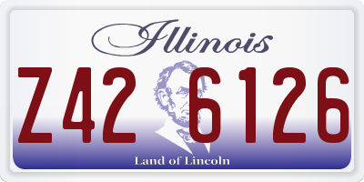 IL license plate Z426126