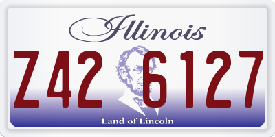 IL license plate Z426127