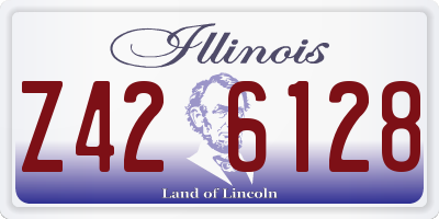 IL license plate Z426128