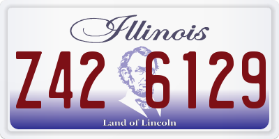 IL license plate Z426129