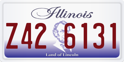 IL license plate Z426131