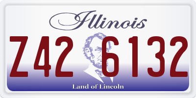 IL license plate Z426132