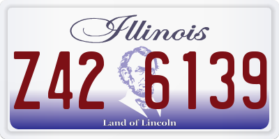 IL license plate Z426139