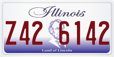 IL license plate Z426142