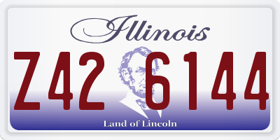 IL license plate Z426144