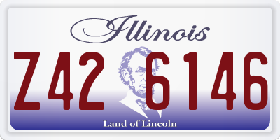 IL license plate Z426146