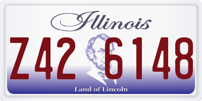 IL license plate Z426148
