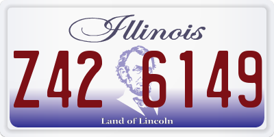 IL license plate Z426149