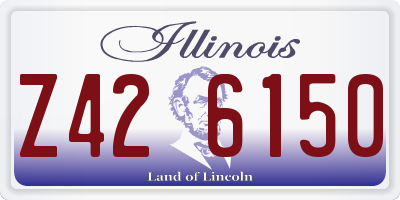 IL license plate Z426150