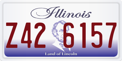 IL license plate Z426157
