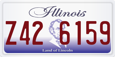 IL license plate Z426159