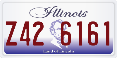 IL license plate Z426161