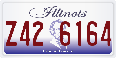 IL license plate Z426164