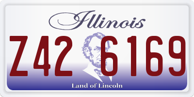 IL license plate Z426169