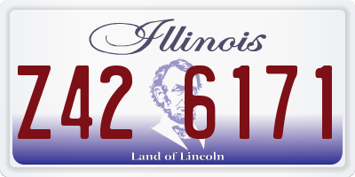 IL license plate Z426171