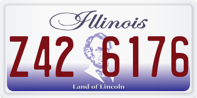 IL license plate Z426176