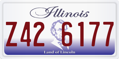 IL license plate Z426177