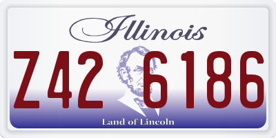 IL license plate Z426186
