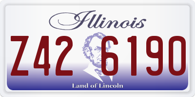 IL license plate Z426190