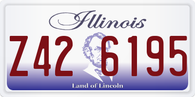 IL license plate Z426195