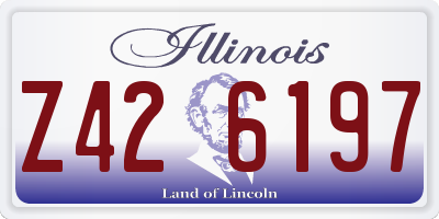 IL license plate Z426197