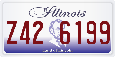 IL license plate Z426199