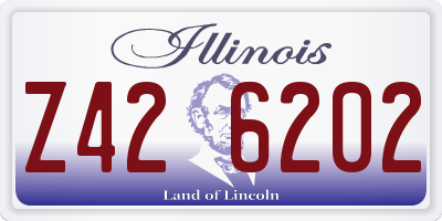 IL license plate Z426202