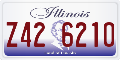 IL license plate Z426210