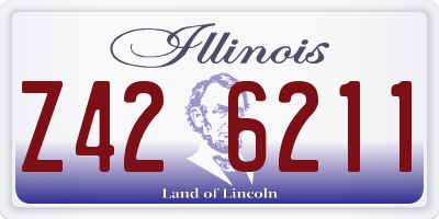 IL license plate Z426211