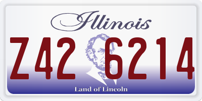 IL license plate Z426214
