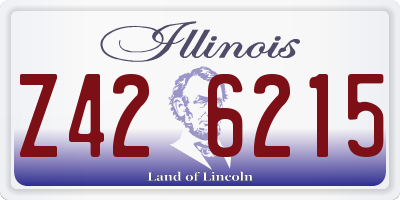 IL license plate Z426215