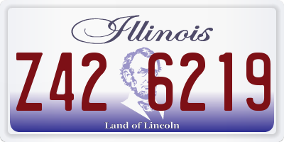IL license plate Z426219