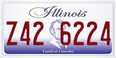 IL license plate Z426224