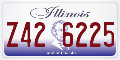 IL license plate Z426225