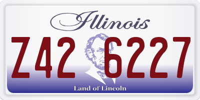 IL license plate Z426227