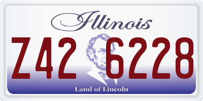 IL license plate Z426228