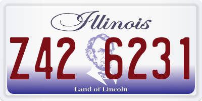 IL license plate Z426231