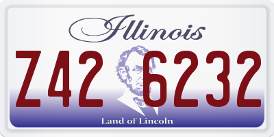 IL license plate Z426232